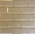 3x6 Brown Beveled Crackled Subway Ceramic Tile Backsplash Wall 8pcs 