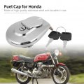 Qiilu Lock Fuel Cap Replace 17620-mb1-033 Motorcycle Gas Tank Cover With 2 Keys For Honda Vf750c Vf750 Vf 750 700