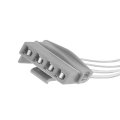 Connectors For 2001 Chevy Lumina Automatic Transmission Torque Converter Clutch Switch Blue Rectangular 4 Female Terminal Wire 