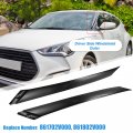 X Autohaux Pair Windshield A Pillar Trim Panel For Hyundai Veloster 2012-2017 Driver And Passenger Outer Side Replaces
