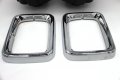 Headlight And Bezel Combo For Volvo Wg64 1996 Set 2 Halogen Chromed