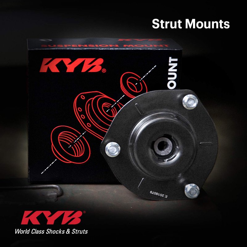 Sm5159 Strut Mount With Rubber And Bearings Black Shock Mounting Kit For Vehicle Specific Fit