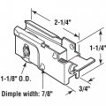 Prime-line Mp1523 Roller Assembly 1-1 8 In Steel Ball Bearing Adjustable Single Pack