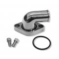 Demotor Performance Polished Aluminum 90 Degree Swivel Water Neck Fits Sb Bb Chevy 327 350 454 396 