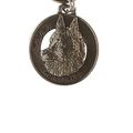 Creative Pewter Designs Schipperke Key Chain Antiqued Finish Dk156 