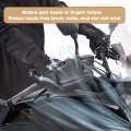 Hiyoyo Motorcycle Handguards Shield Protector Hand Guard For Honda Nc700x Nc750x Nc750s 2012-2022 Black