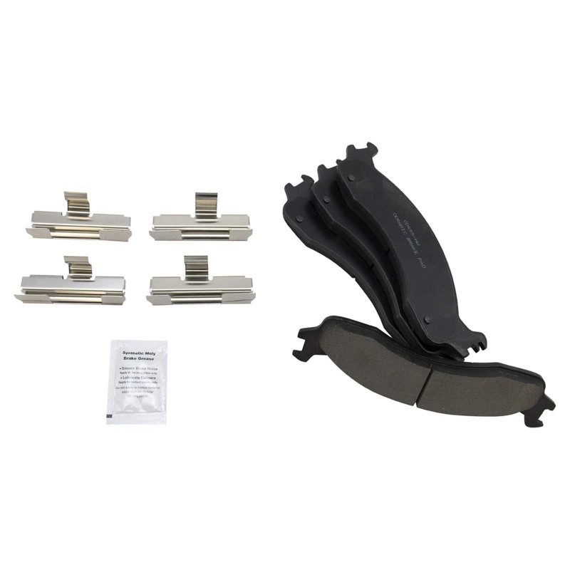 Trq Front Premium Posi Ceramic Brake Pad Rotor Kit W Chemicals