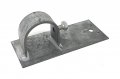 Chain Link Fence Wood To Steel End Brackets Pressed Stee Fits O D 1-7 8 Inch Round Post