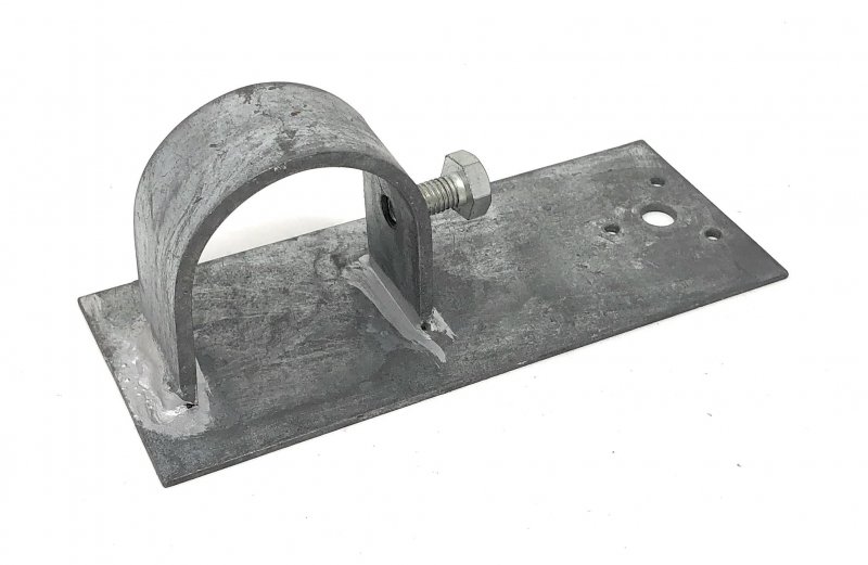 Chain Link Fence Wood To Steel End Brackets Pressed Stee Fits O D 1-7 8 Inch Round Post