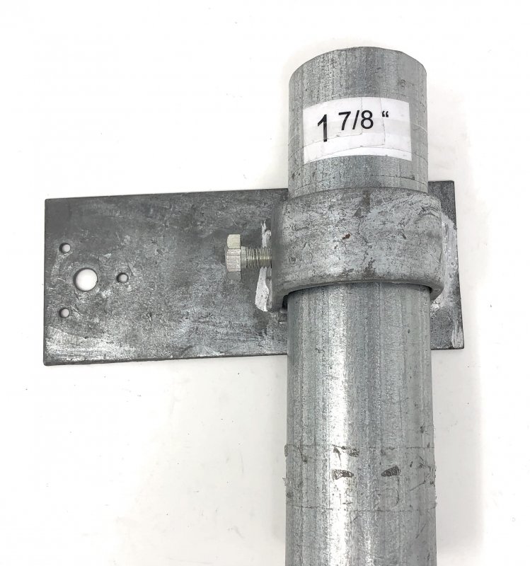 Chain Link Fence Wood To Steel End Brackets Pressed Stee Fits O D 1-7 8 Inch Round Post