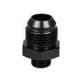 Black 10an Male To M14 X 1 5mm Metric Thread Fitting Adapter Flare Union Coupler Fuel Oil Line Hose End Aluminum Alloy For Car 