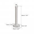 Uxcell T-slot Bolts 5pcs M6x50mm Slot Drop-in Stud Sliding 304 Stainless Steel Shape Screws For T Track