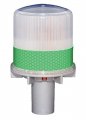 S4l Green 1 4nm Solar Flashing Led Marina Dock Barge Boat Safety Beacon Light 