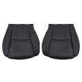 Black Front Driver And Passenger Bottom Microfiber Leather Replacement Seat Covers For Lexus Gs300 Gs350 Gs430 Gs450h Gs460 