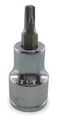 Westward 1ezj8 Torx Bit Socket 4 Drive T10 1 5 8 In L 