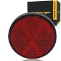 Rear Bumper Reflector For Toyota Sequoia 2008 2020 Led Light Assembly To2830103 819100e030 Black Single Round Waterproof