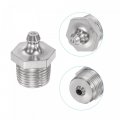 Uxcell Stainless Steel Straight Grease Fitting G3 8 Thread Hydraulic Accessories