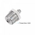 Uxcell Stainless Steel Straight Grease Fitting G3 8 Thread Hydraulic Accessories