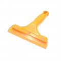 Durable Plastic Handle Rubber Car Ice Scraper Windshield Snow Removal Tool Yellow 
