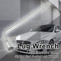 Uxcell L Type Hexagon 19mm Slotted End Socket Lug Wrench