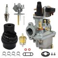 Secos Carburetor With Air Filter Set For Kawasaki Kfx50 2003-2006 15003-s004 Atv