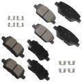 Front Rear Brake Pads D1886-9114 D1915-9085 Compatible For 2017-2019 Buick Lacrosse 2018 Chevrolet Equinox 2018-2019 Gmc