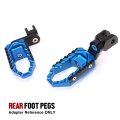 Motorcycle Footpeg Rear Passenger Touring-type With 40mm-extension For Ducati 916 S Sp R All Year Blue