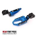 Motorcycle Footpeg Rear Passenger Touring-type With 40mm-extension For Ducati 916 S Sp R All Year Blue