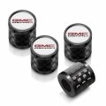 Ipick Image For Gmc Denali Nameplate On Real Carbon Fiber Barrel Black Aluminum Tire Valve Stem Caps White Black