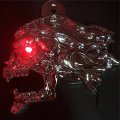 Smt-chrome Ghost Head Wind Horn Cover Compatible With 1992 And Up H-d Side Mount Cowbell All V-rod S Led Light Motorcycle