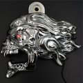 Smt-chrome Ghost Head Wind Horn Cover Compatible With 1992 And Up H-d Side Mount Cowbell All V-rod S Led Light Motorcycle