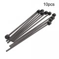 Auniwaig 10pcs Ejector Pin Punch 2mm Shank Dia 4mm Flat Head Thickness 6mm 65mn 100mm Total Length Punching Rod Replacement