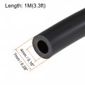 Uxcell Lubricating Oil Hose 4mm Id X 7mm Od 3 3ft Rubber Water Tubing Black