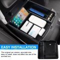 Autorder Center Console Organizer For 2022a 2023 2024 Kiaa Carnivala Ka4a Mpv Accessories Armrest Storage Box Secondary Insert