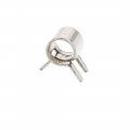 Uxcella 5mm Inner Dia Nickel Plated Spring Clip Water Pipe Fuel Line Hose Clamps 20pcs