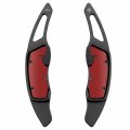 Aluminum Steering Wheel Paddle Shift Extension Cover For Subaru Forester Outback Xv Crosstrek Brz Impreza Wrx Legacy Cvt Black 