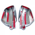 Full Mirror Cover Overlay For 2008-2017 Toyota Sequoia Tundra Crew Cab Does Not Fit Towing Chrome Trim Cap With Pre-applied