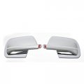 Full Mirror Cover Overlay For 2008-2017 Toyota Sequoia Tundra Crew Cab Does Not Fit Towing Chrome Trim Cap With Pre-applied