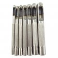 Honbay Leathercraft 7pcs Hollow Leather Hole Punch Round Set Punching Tooli 3mm 4mm 4 5mm 6mm 7mm 8mm 
