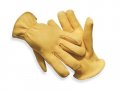 Premium Grain Deerskin Unlined Drivers Gloves With Keystone Thumb Slip On Cuff Double Stitched Hem And Shirred Elastic Back 