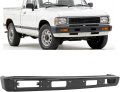 Front Bumper Face Bar End Cap For 1983-1985 Nissan 720 Pickup D21 2wd Steel Powder Coated Black Replacement Ni1002134 Ni1005122 