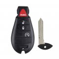 Flypig Electronic For Dodge Chrysler Keyless Entry Remote Key Fob Fobik 4 Button Start