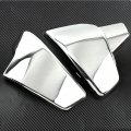 Cicitree 1pair Silver Side Battery Cover Compatible For Honda Shadow Vlx 600 Vt600c Vt600cd Deluxe