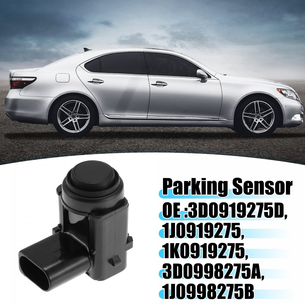 4pcs 3d0919275d 1j0919275 Pdc Reverse Parking Assist Sensor For Vw Eos 2007-2008 Jetta 2005-2010 Touareg 2004-2010