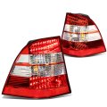 Clear Lens Led Tail Brake Lights Taillights Lamps For Mercedes-benz W163 M-class 