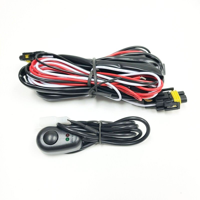 Ledin Built-in Led Fog Lights Kit Compatible For 2004-2016 Nissan Sentra Oe Style Clear Lens With Switch Wires Relay
