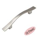 Cosmas 8902sn Satin Nickel Cabinet Hardware Handle Pull 3 Hole Centers 10 Pack 