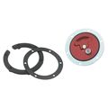 350-201-06 6 Bolt Flush Mount Fuel Cell Cap Assembly Silver Red Black Modern Style For Car And Truck Racing 