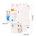 Dz47le Din Rail Mount Miniature Circuit Breaker 1p 220v 16a