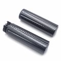 Httmt Trhb104-1 Chrome Motorcycle Cross End Style 1 25mm Hand Grips Compatible With H-d Electra Glide Classic Suzuk Marauder